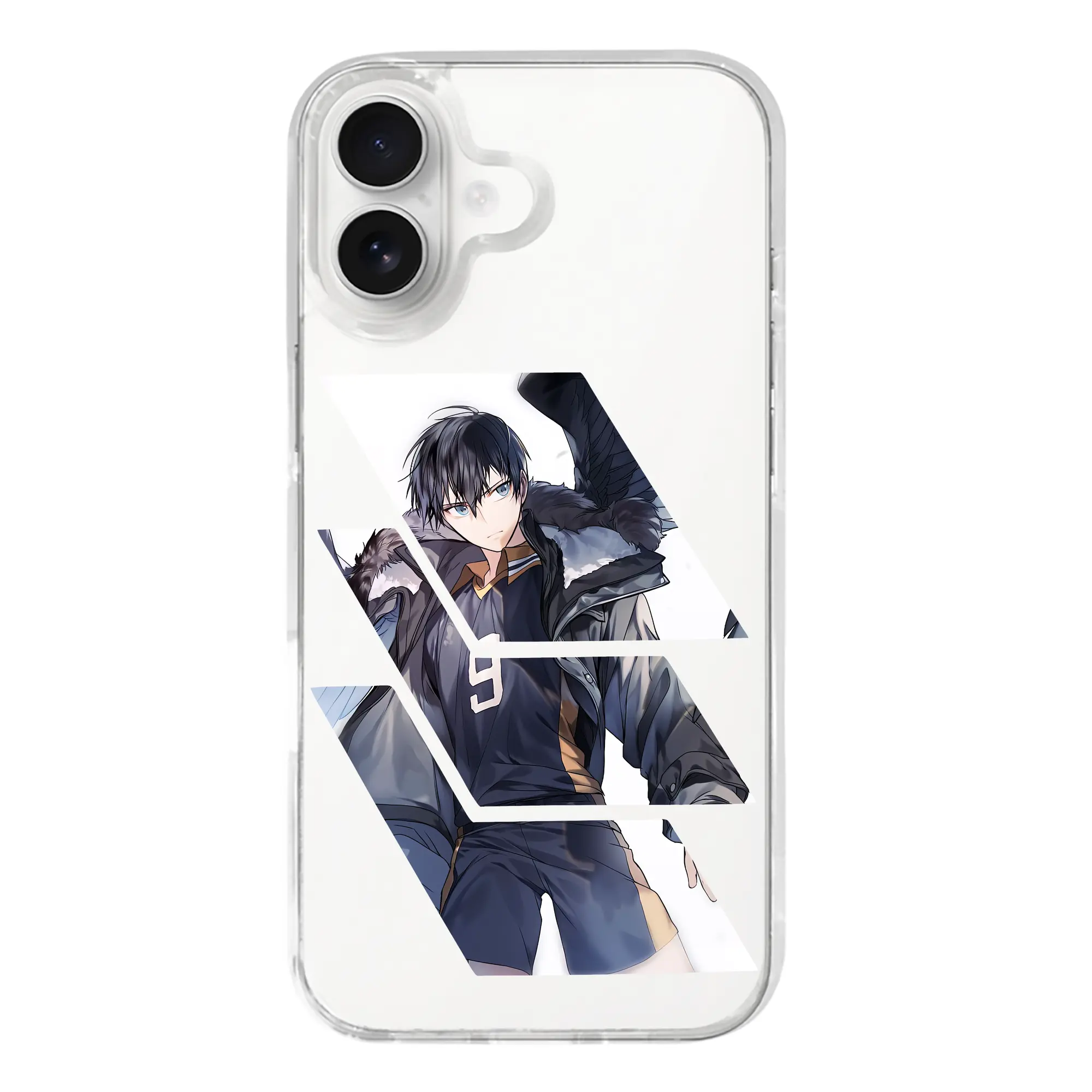 ハイキュー!! グッズ,影山飛雄 - iPhone 17シリーズ 透明スマホケース – 薄型・耐衝撃・精密フィット保護カバー